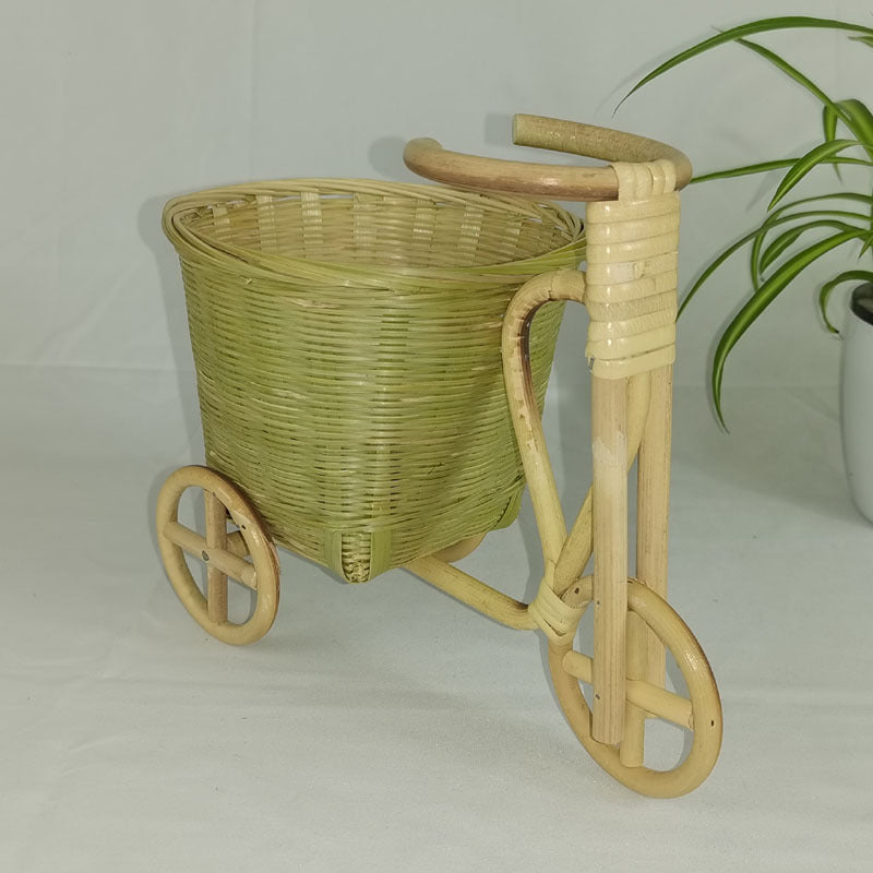 Bamboo Handmade Mini Tricycle Art Crafts Decorations