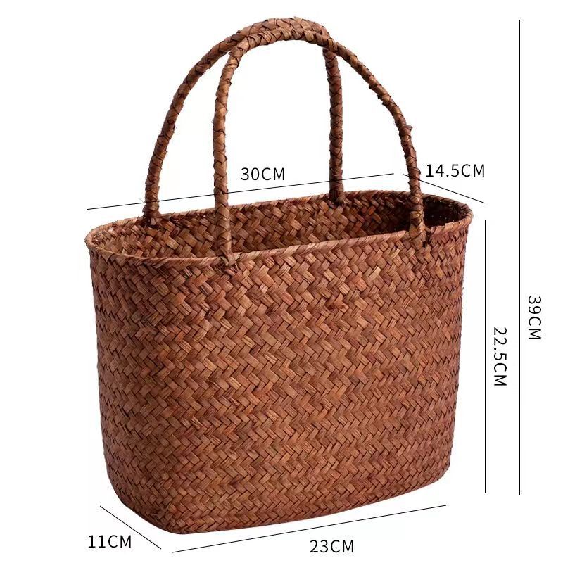 Creative Shopping Basket Flower Arrangement Basket Dishes